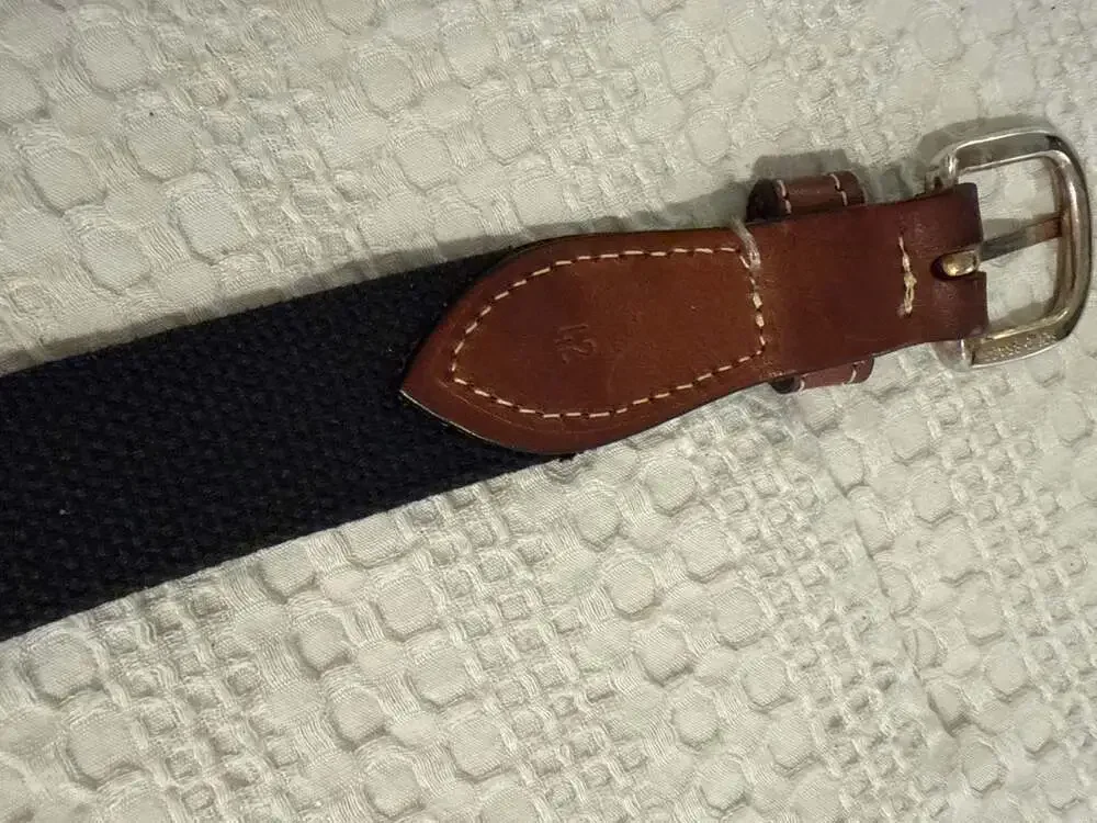 Wake Forest University Men's Web Leather Belt - ,